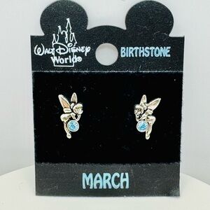 Disney March Tinker Bell earrings NWT